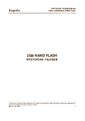 DataSheet HY27UF082G2B pdf